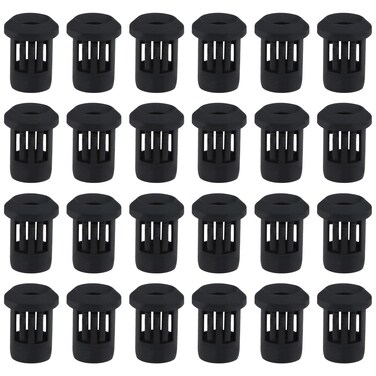 Create idea 100PCS 3mm LED Holder Light Emitting Diode Holder Clip Display Panel LED Light Mounting Holder Plastic Lamp Bulb Socket LED Bezel Base Black
