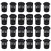 Create idea 100PCS 3mm LED Holder Light Emitting Diode Holder Clip Display Panel LED Light Mounting Holder Plastic Lamp Bulb Socket LED Bezel Base Black