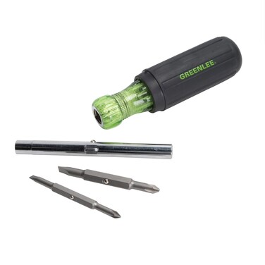 Greenlee 015342C MultiTool Screwdriver 6 in 1Black