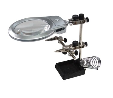 Dual Power Illuminated Helping Hand Magnifier