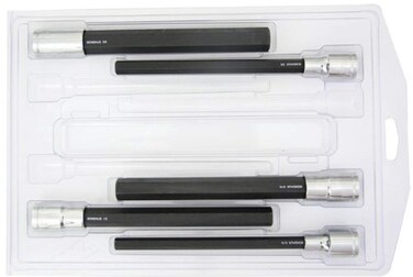 Bondhus 43645 51658 6 ProHold Socket Bits wSockets Set of 5