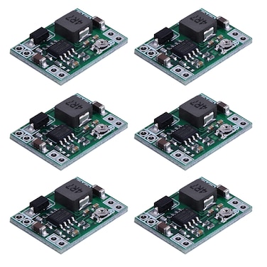 eBoot Mini MP1584EN DCDC Buck Converter Adjustable Power Supply Module 24V to 12V 9V 5V 3V 6 Pack