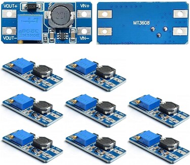 WWZMDiB MT3608 2A DCDC Converter 224V to 528V Adjustable Boost Module 10 Pcs