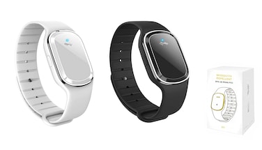 Wskvlcg Ultrasonic Mosquito Repellent Bracelet Watch USB Rechargeable Anti Mosquito Repeller Wristband Suitable for Adults and Kids  Mosquito Insect Repellent Band 1 Pack WhiteBlack M1