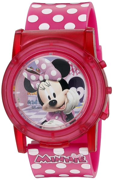 Accutime Kids Disney Mickey Mouse  Minnie Mouse Digital Quartz Watch for Kids Girls Boys Toddlers of All Ages