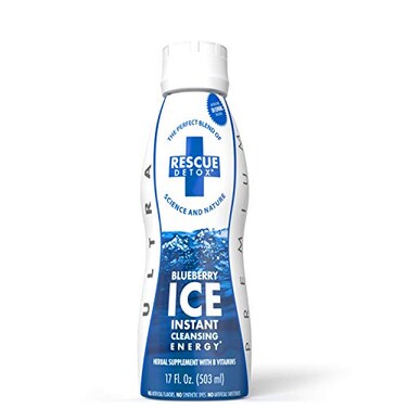 Rescue Detox ICE  Blueberry Flavor  17oz  Works in 90 Minutes up to 5 Hours