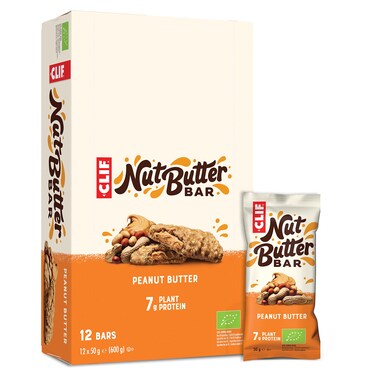CLIF Bar Protein beurre de cacahute x12