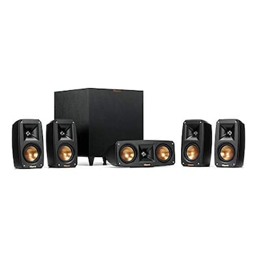 Klipsch Black Reference Theater Pack 51 Surround Sound System 5x45x8
