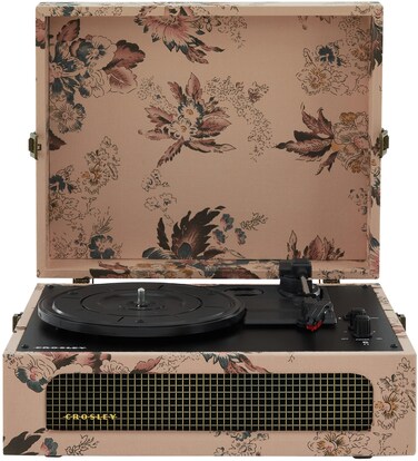 Crosley Voyager Bluetooth InOut Portable Turntable Floral