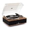 ANGELS HORN Vinyl Record Player Bluetooth Turntable with 4 Stereo Speakers High Fidelity Turntables for Vinyl Records with Magnetic Cartridge Builtin Phono Preamp Belt Drive 2Speed AT3600L