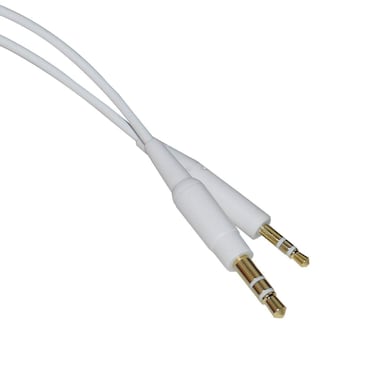 LearSoon Replacement Extension Audio Cable Cord Fit for Bose OnEar 2OE2OE2iQC25QC35SoundlinkSoundTrue Headphones White