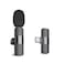 MAYBESTA Professional Wireless Lavalier Lapel Microphone for Android Computer  Cordless Omnidirectional Condenser Recording Mic with USB C Interface for Interview Video Podcast Vlog YouTube Black