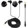 Nicama LVM2 Dual Head Lavalier Lapel Microphone for DSLR Camera Canon Nikon Camcorders Audio Recorder Smartphone Tablet PC