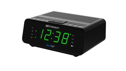إيمرسون Emerson Smartset Dual Alarm Clock Radio 9 inch