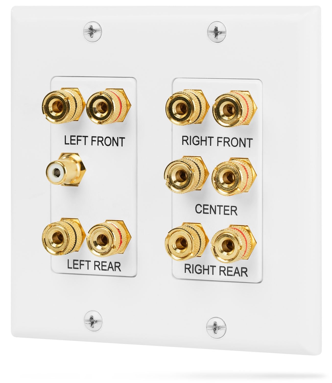 fosmon Fosmon 2gang 5 1 Surround Distribution Home Theater Wall Plate