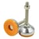 LICTOP 2 Pack M12 X 100mm NonSkid Adjustable Leveling Feet Heavy Duty 1760 LB Capacity Leveling Screw Leg 456 Adjustable Feet Leveler Foot for FurnitureWorkbenchMachineMechanical Equipment