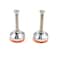 T Tulead 2PCS Shockproof Furniture Levelers 23 Dia1000 LB Capacity Adjustable Feet Carbon Steel Self Leveling Feet Leg Levelers Threaded AntiSlip Bed Leveler GlidesD60xM12x100