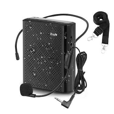 AOCOAKW Voice Amplifier for Teachers with Wired Microphone Headset and Waistband Portable Rechargeable Speaker Megaphone for Classrooms Speeches Tour Guide Meeting Coaches Outdoors Indoors