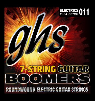GHS Strings GB7MH Boomers 7