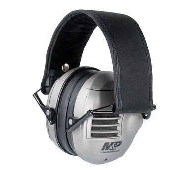 Smith  Wesson MP Alpha Electronic 23 NRR Hearing Protection with Sound Amplification and Adjustable Earmuffs for Shooting Hunting and Range