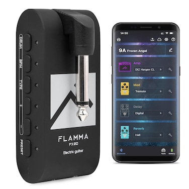 FLAMMA FX20 Guitar Headphone Amp with Builtin Effects Drum Grooves Amp Modes for Practice and Creativity