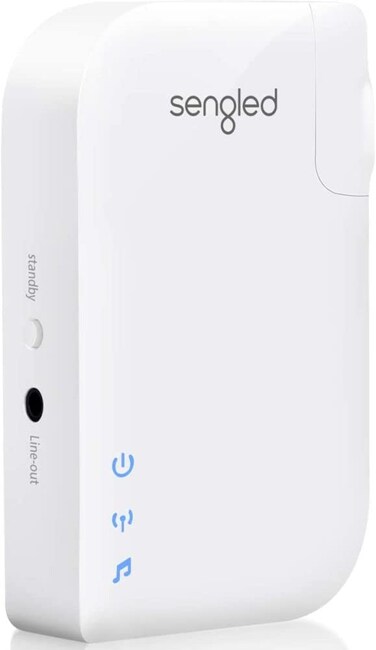 Sengled Pulse AMP Wireless Subwoofer Audio Adapter Enhance The Bass of a Pulse Sound Speaker System Requires Master Bulb Pair 1 Year Limited Warranty White