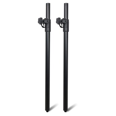 Sound Town 2Pack Subwoofer Speaker Poles with Adjustable Height and M20 Thread STSDAM54B