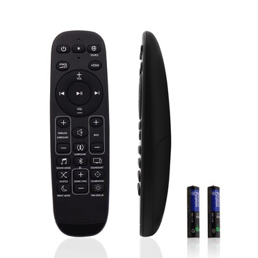 ExploreHome New Remote Control with Battery Replacement for JBL 91 Soundbar JBL 51 Soundbar JBL 31 Soundbar JBL 21 Soundbar JBL 20 Soundbar JBL JBL2GBAR51IMBLKAM Bar 51 Surround SoundBar System