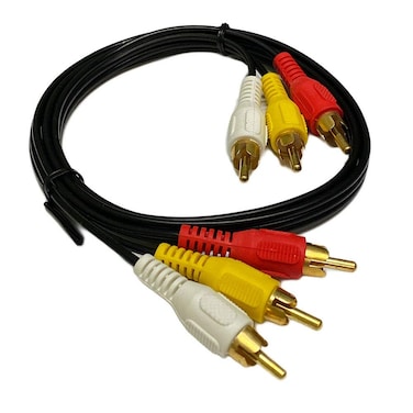 iMBAPrice 3FT RCA MMx3 AudioVideo Cable Gold Plated  Audio Video RCA Stereo Cable 3ft