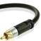 Mediabridge ULTRA Series Subwoofer Cable 15 Feet  Dual Shielded with Gold Plated RCA to RCA Connectors  Black
