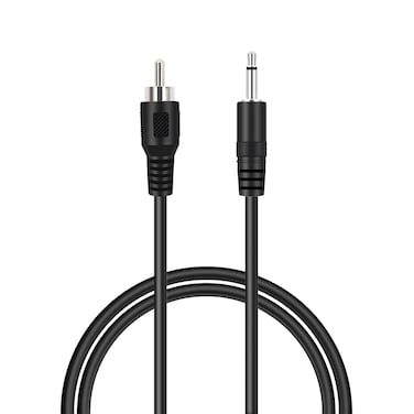 Bolvek 3ft RCA Male to 35mm 18 inch Monaural Mono Male Plug Jack Connector Audio Converter Cable for PreAmp Subwoofer Soundbar Speakers