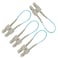 GwliUni 4 PCS OM3 Loopback Plug Tester Multimode SCUPC Fiber Optical Duplex Cable Adapter 50125