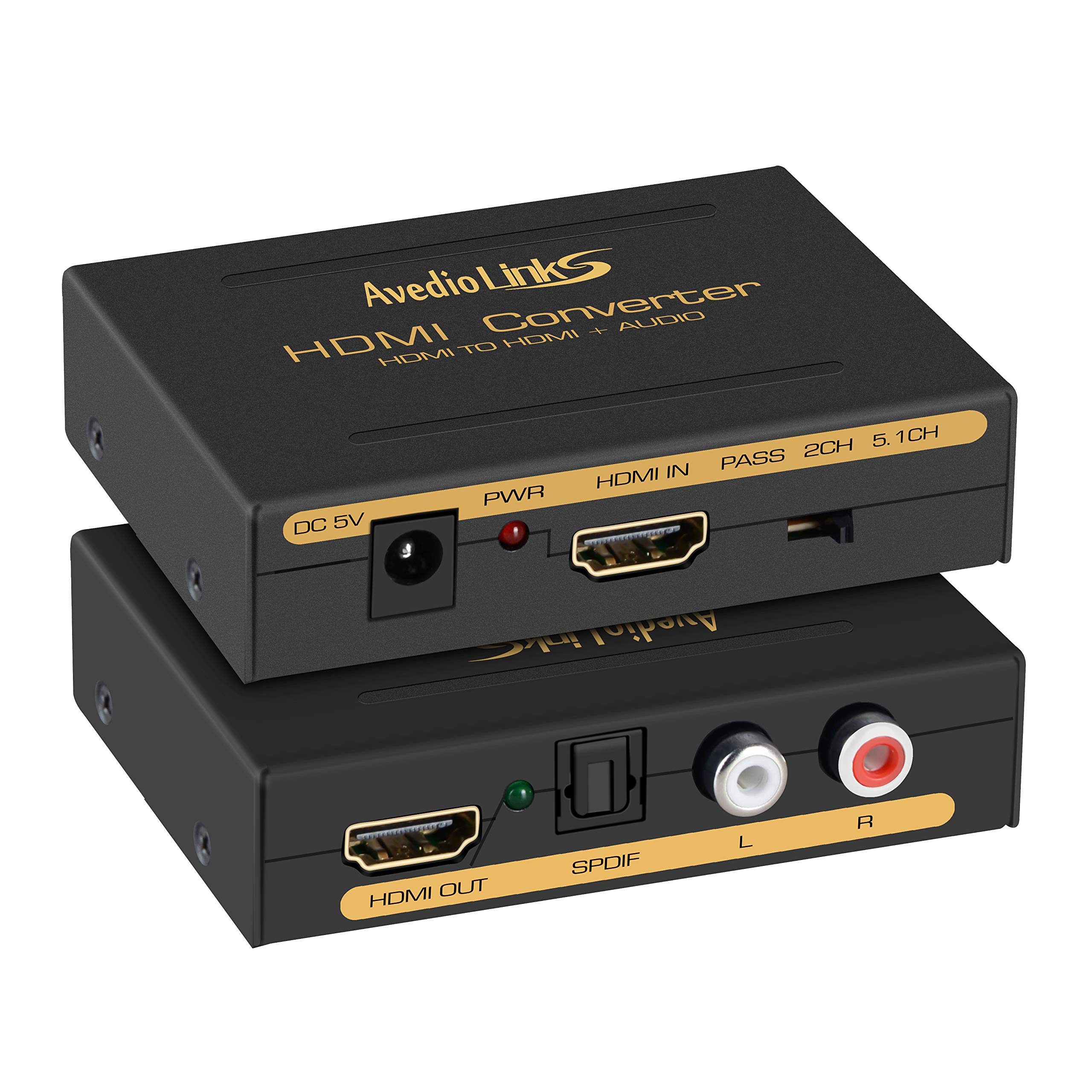 أفيديو لينكس Avediolinks 4k Hdmi Audio Extractor Splitter 1080p Hdmi To Hdmi Audio Converter Optical Tosl hdmi