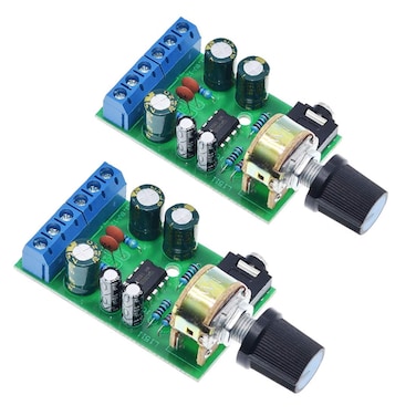 HiLetgo 2pcs TDA2822M DC 1812V 20 Channel Stereo Amplifier Mini AUX Audio Amplifier Board Module AMP for Arduino