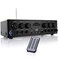 Pyle Wireless Bluetooth Home Audio Amplifier SystemUpgraded 6 Channel 750 Watt Sound Power Stereo Receiver wUSB Micro SD Headphone2 Microphone Input wEcho Talkover for PA  PTA62BT5