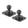 Bulletpoint Metal 4Hole AMPS Base Mount with 20mm 0787 inches Mounting Ball 2 Pack