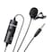 BOYA BYM1 35mm Electret Condenser Microphone with 14 adapter for Smartphones iPhone DSLR Cameras PC Electret Condenser Microphone