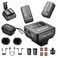 GODOX Magic XT1 Wireless Lavalier Microphone Microphone for Camera 2 TX  1 RX Charging Case Mini Mic with Noise Cancellation 16H Battery Touch Screen 200M60ft Wireless Microphone