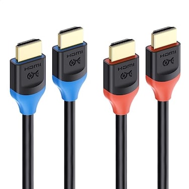 Cable Matters Ultra High Speed HDMI Certified 2Pack 48Gbps 8K HDMI 66 ft  2m with 8K120Hz 4K240Hz and HDR Support for PS5 Xbox Series XS RTX30803090 RX 68006900 Apple TV and More
