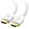Cable Matters Ultra High Speed HDMI Certified Braided 48Gbps 8K HDMI Cable 98 ft  3m with 8K60Hz 4K240Hz and HDR Support for PS5 Xbox Series XS RTX3080  3090 Apple TV and More in White