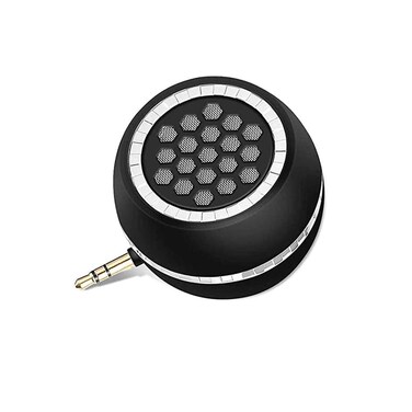 EAVO Mini Portable Speakers 3W 36mm Microphone Speaker Linein Speaker with 35mm Aux Audio Jack and Plug in Clear Bass Micro for Smart Phone pad Tablet Laptop Computer