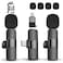 TUTGLOBAL USB TypeCLightning Mini Wireless Lavalier Microphone for Android iPhone iPad iPhone 15 Pro Max Galaxy2 Pack Lapel MicrophonesAutoConnect Noise Cancelling Mic for PodcastRecordetc
