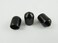 CAUME 100pcs Black Plastic Covers Dust Cap for RPSMA SMA Female Connector RF Adapter