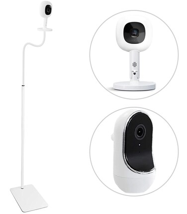 SZAOYU 67 Adjustable Height Baby Monitor Floor Stand Holder for Nanit Pro Smart Baby Monitor  Flex StandOwlet CamCam 2 Owlet Duo 2 Baby MonitorAlso Cameras with 14 Thread Connection