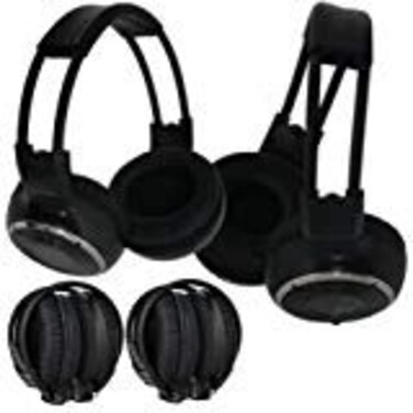 Absolute AWH22 Infrared Wireless Stereo Dual Headphone with IR Wireless Transmitter