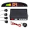 ZONETECH Zone Tech Car Reverse Backup Radar System  Premium Quality 4 Parking Sensors Car Reverse Backup Radar System with LED Display