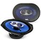 Pyle 4Inch 6Inch 240Watt 3 Way Speakers for Multi  Blue  PL463BL Wired