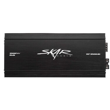 Skar Audio RP35001D Monoblock Class D MOSFET Amplifier with Remote Subwoofer Level Control 3500W
