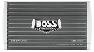 BOSS Audio Systems AR3000D Car Amplifier  3000 Watts 1 2 4 Ohm Stable Class D Monoblock Remote Subwoofer Control