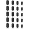 JIAKAI Ferrite Ring Core Black RFI EMI Noise Suppressor Cable Clip20Pcs